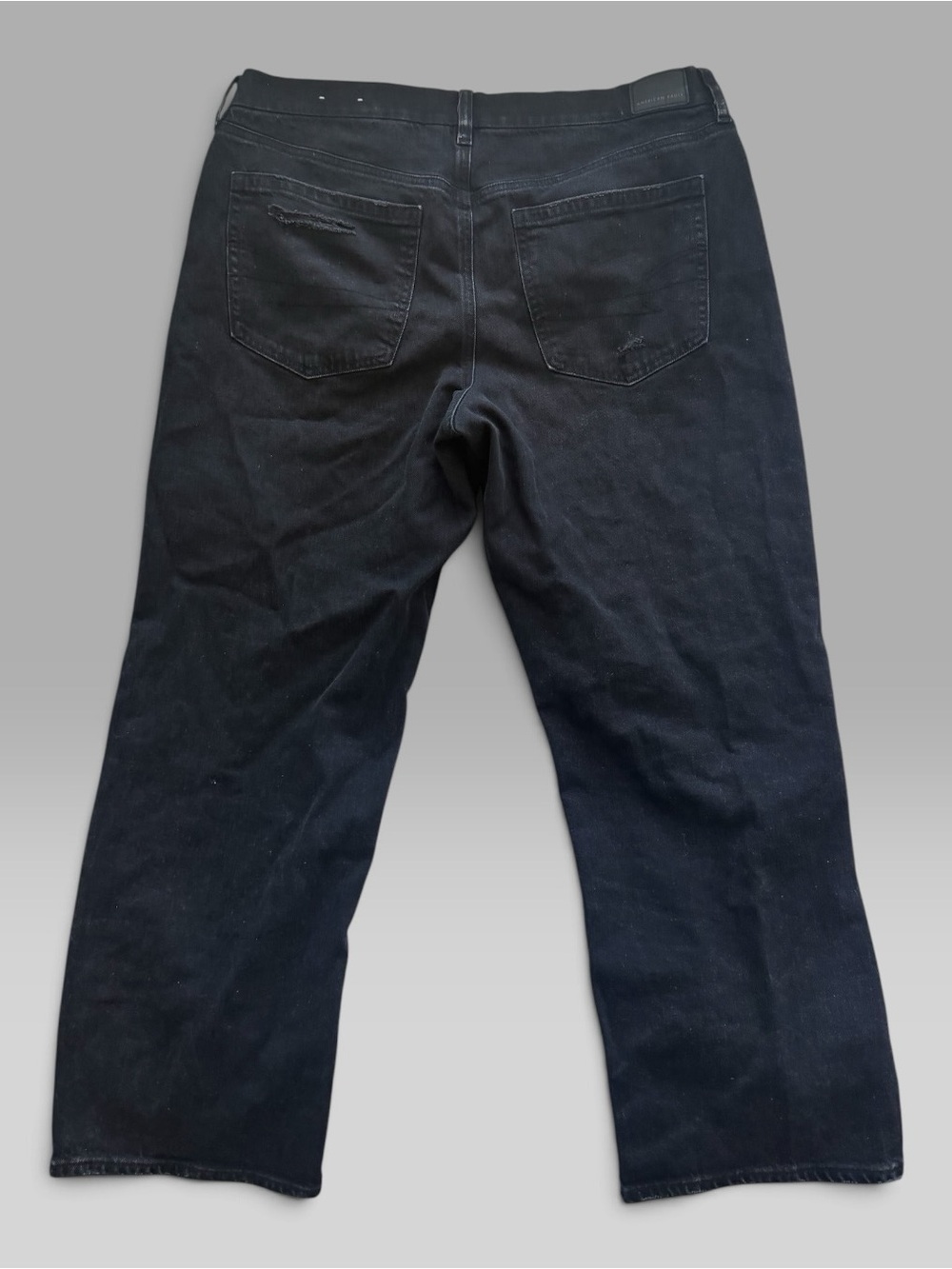 American Eagle Outfitters Washed Black Relaxed Jeans - Picture 6 of 12